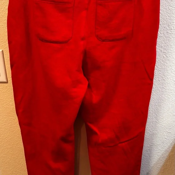 Fashion Nova Relaxed Red Joggers - Picture 4 of 4